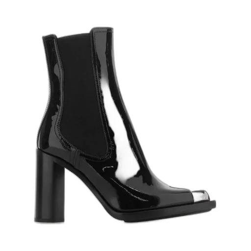 Block Heeled Ankle Boots