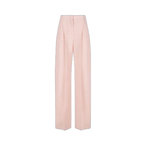 Pleat Detailed Wide-Leg Trousers