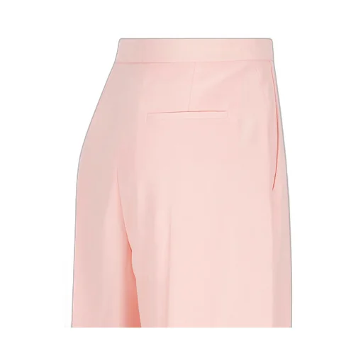 Pleat Detailed Wide-Leg Trousers