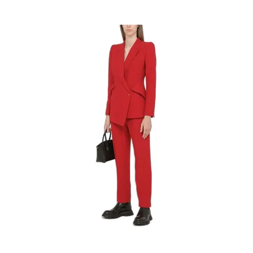 High-Waist Tailored Trousers