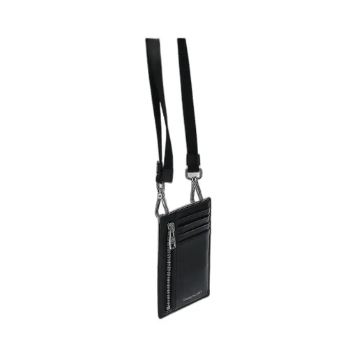 Logo-Embossed Neck-Strap Cardholder