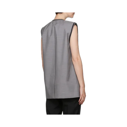 Peak Lapels Double-Breasted Vest