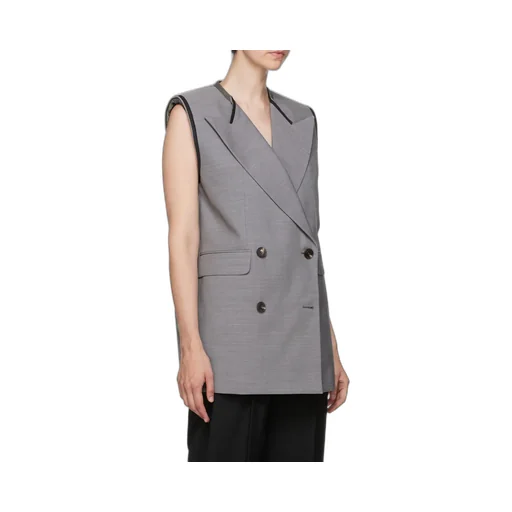 Peak Lapels Double-Breasted Vest