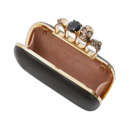 Skull Four-Ring Clutch Bag