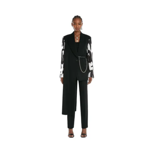 High-Waist Pleat Detailed Trousers