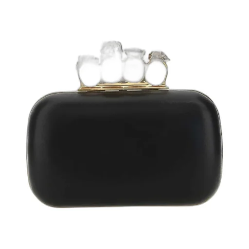 Skull Four-Ring Clutch Bag