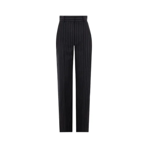 High-Waisted Pleated Pants