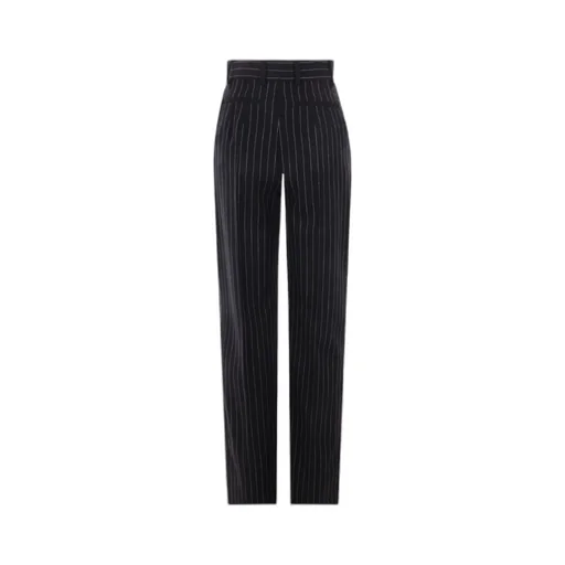 High-Waisted Pleated Pants