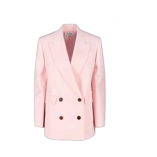 Double-Breasted Long Sleeved Blazer
