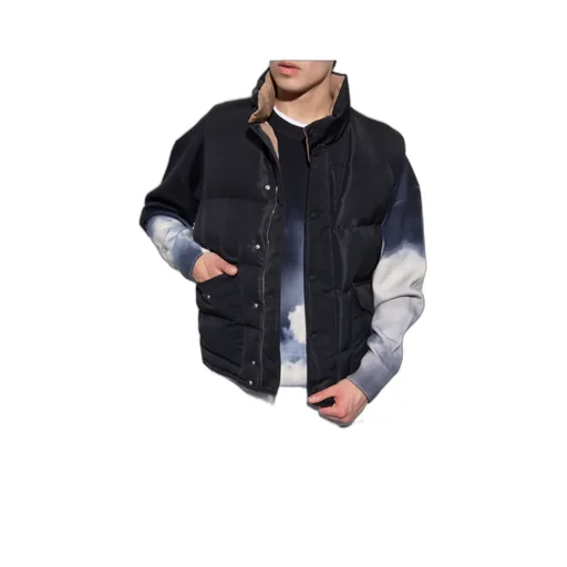 Logo Printed Zipped Jacket