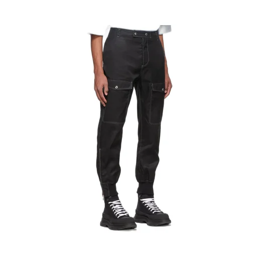 Tapered-Leg Cargo Trousers
