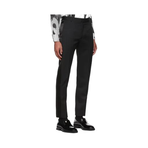 Straight-Leg Tailored Pants