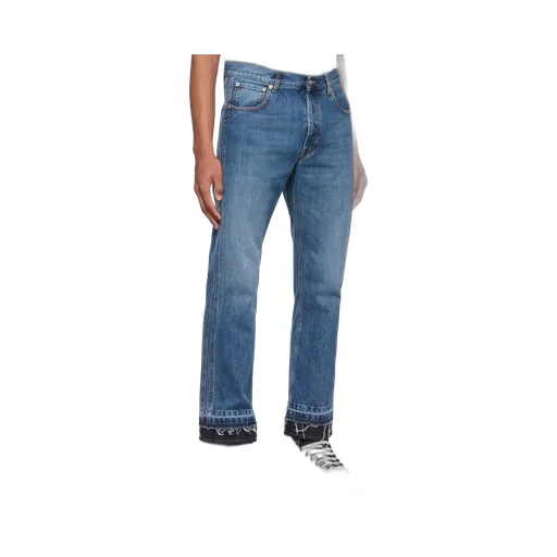 Mid-Rise Straight-Leg Jeans