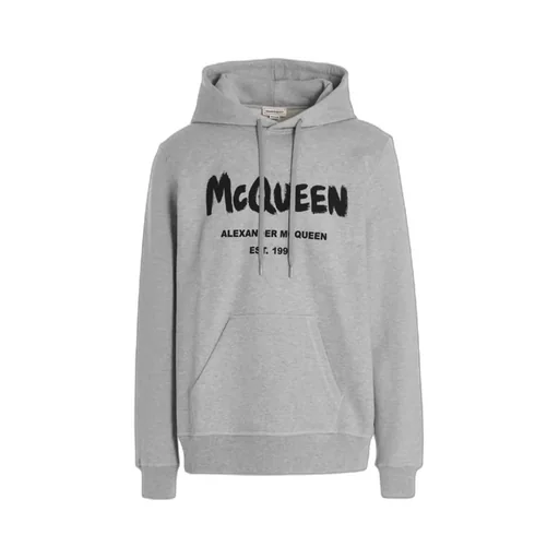 Logo Print Drawstring Hoodie