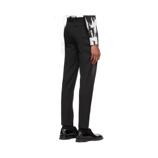 Straight-Leg Tailored Pants