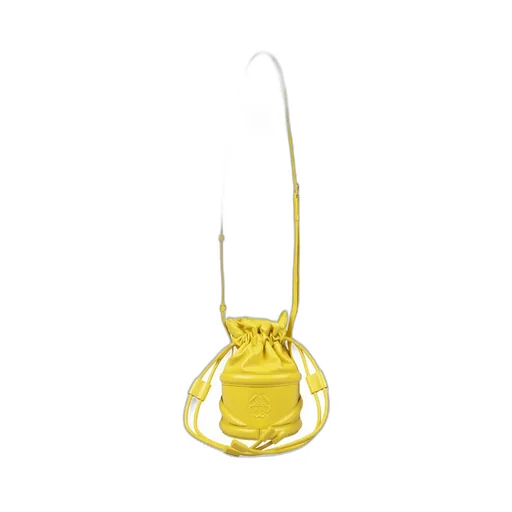 Soft Curve Drawstring Bucket Bag