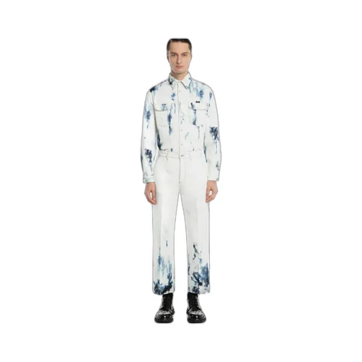 Blue Sky Print Jeans