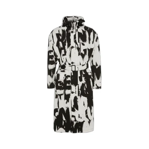 All-Over Logo Print Parka