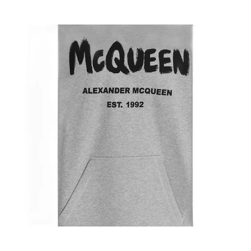 Logo Print Drawstring Hoodie