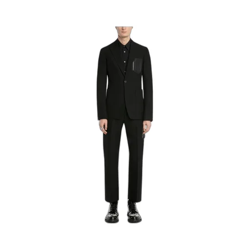 Chest Pocket Single-Breasted Blazer