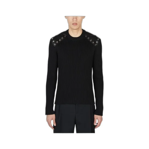 Eyelet Embellished Jumper