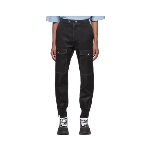 Tapered-Leg Cargo Trousers