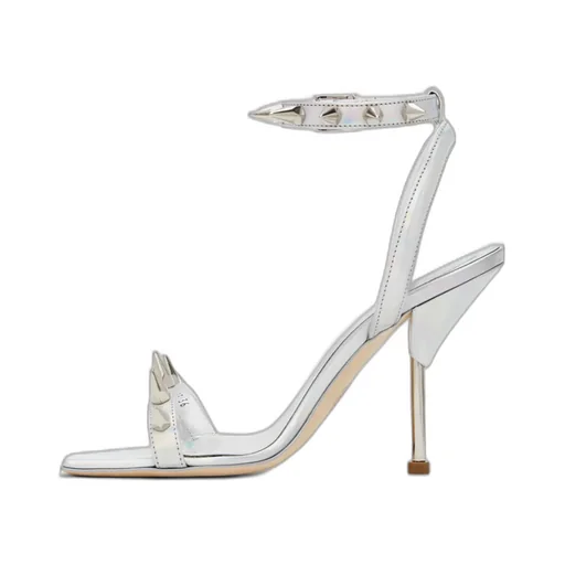 Studded Heeled Sandals
