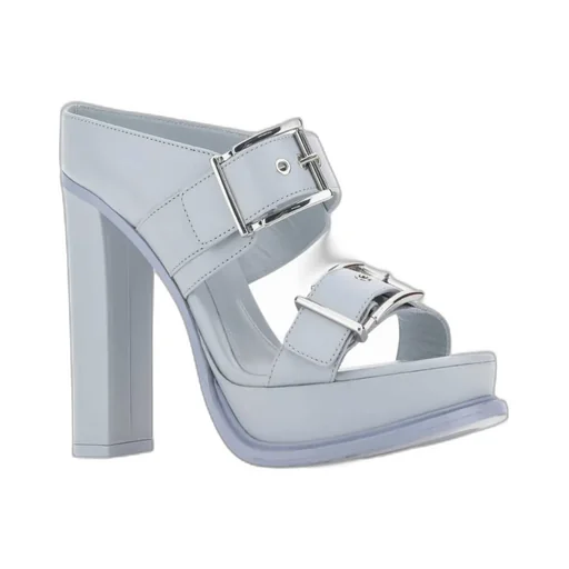 Double Buckled Platform Sandals