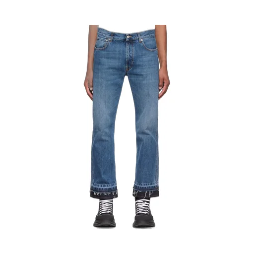 Mid-Rise Straight-Leg Jeans