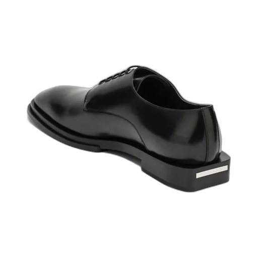 Round-Toe Lace-Up Derby Shoes