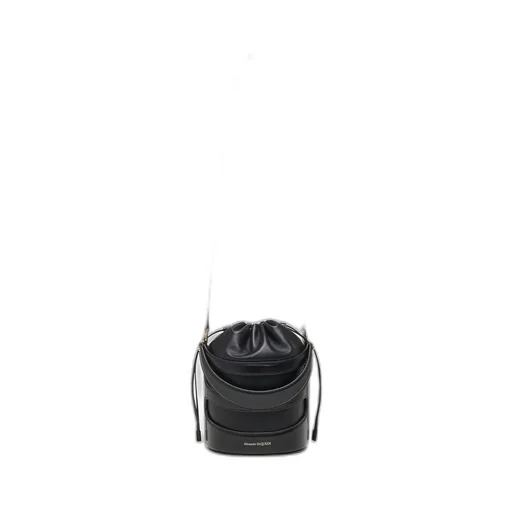 Logo Printed Drawstring Bucket Bag