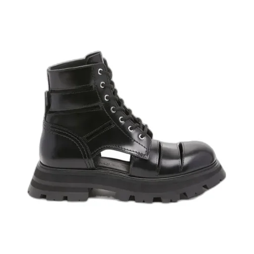 Lace-Up Ankle Boots