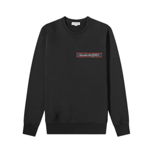 Logo-Tape Cotton Sweatshirt