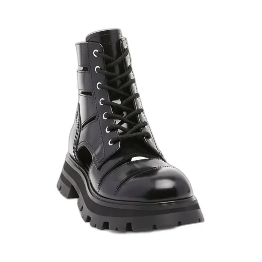 Lace-Up Ankle Boots