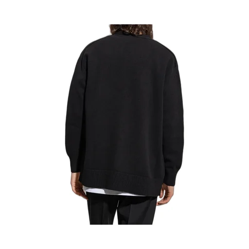 Cut-Out Knitted Cardigan