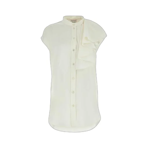 Button-Up Sleeveless Shirt