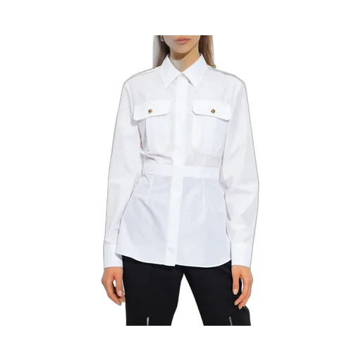 Pleated Long-Sleeved Shirt