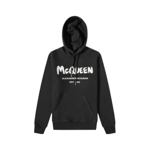 Logo Printed Drawstring Hoodie