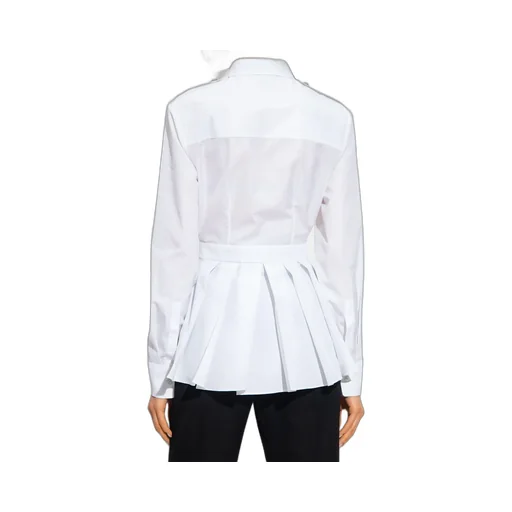 Pleated Long-Sleeved Shirt