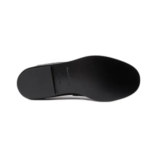 Logo Plaque Slip-On Penny Loafers