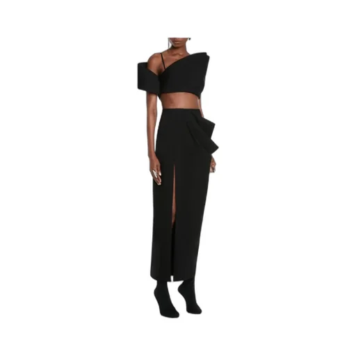 Deconstructed Asymmetric Crop Top