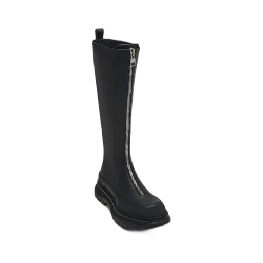 Tread Slick Front-Zipped Boots