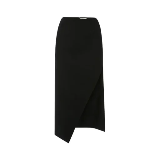High-Waist Slit Detailed Midi Skirt
