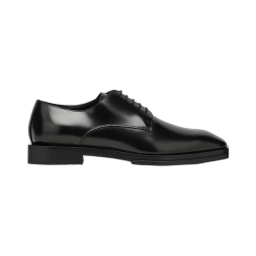 Round-Toe Lace-Up Derby Shoes