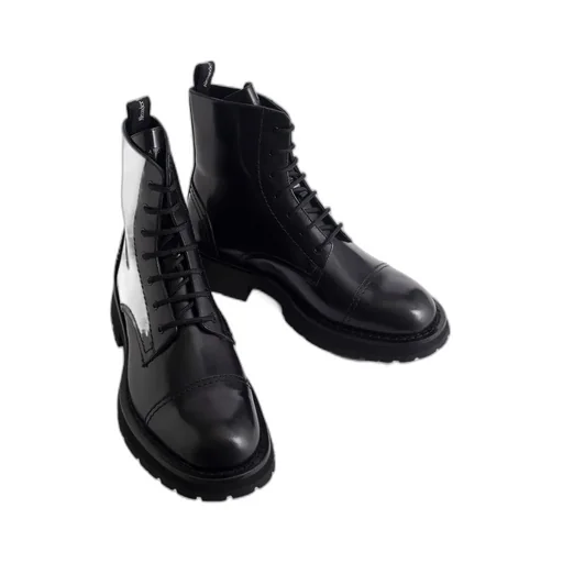 Lace-Up Ankle Boots
