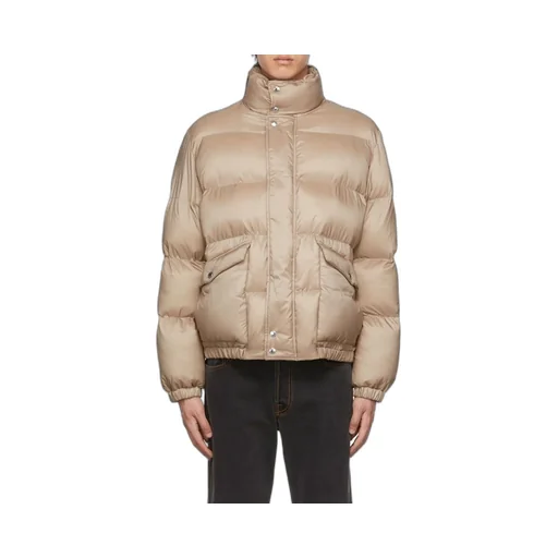 Graffiti Printed High-Neck Puffer Jacket