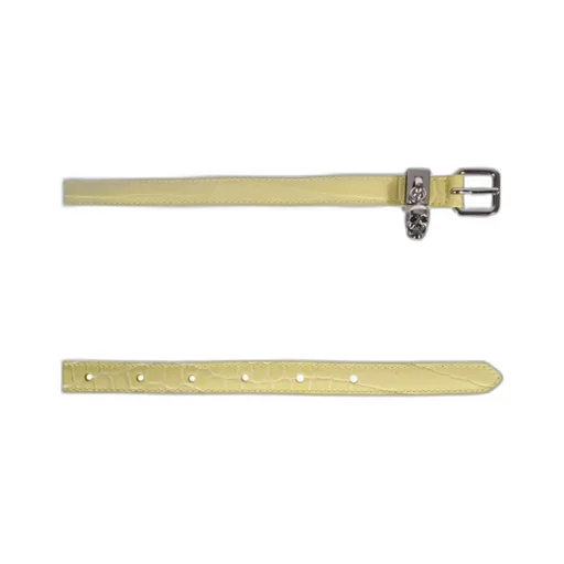 Pave Skull Double Belt