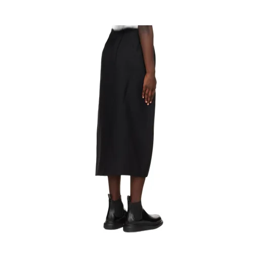 High-Waist Slit Detailed Midi Skirt