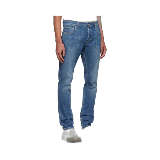 Washed Straight Leg Jeans