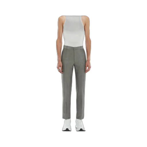 Straight-Leg Tailored Trousers